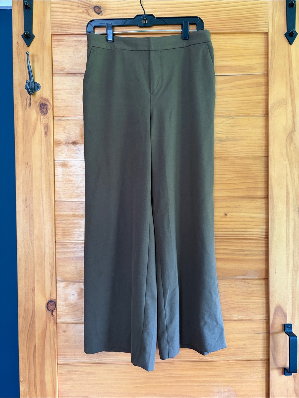 Banana Republic Hayden Wide-Leg Pants in New Heritage Olive